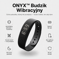 ONYX™ Budzik, który obudzi Cię Wibracją - nie budząc nikogo obok