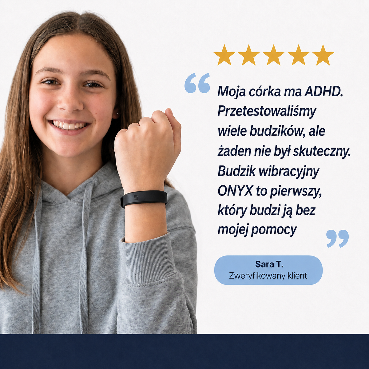 ONYX™ Budzik Wibracyjny na ADHD